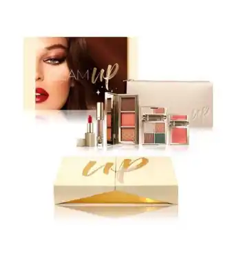 Boots Up cosmetics look in a box glam up gift set red offer