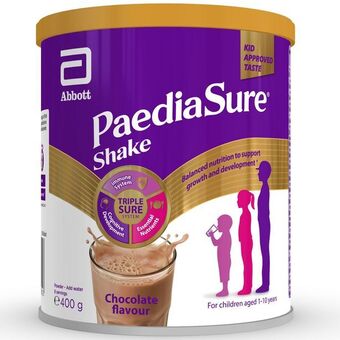 Paediasure shake with multivitamins chocolate flavour