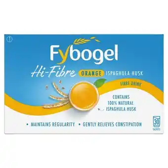 Lloyds Pharmacy Fybogel hi-fibre orange natural fibre 30 sachets offer