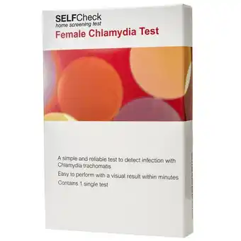 Lloyds Pharmacy Selfcheck female chlamydia test kit offer