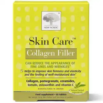 Lloyds Pharmacy New nordic skin care collagen filler 60 tablets offer