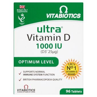 Lloyds Pharmacy Vitabiotics ultra vitamin d3 optimum level 96 tablets offer