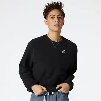 New Balance Nb at pocket crew fleece offer