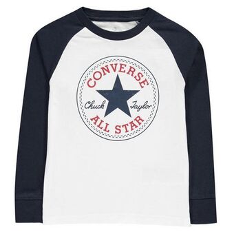Sports Direct Converse chuck long sleeve t-shirt boys offer