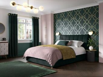 Bensons for Beds Bella upholstered ottoman bed frame offer