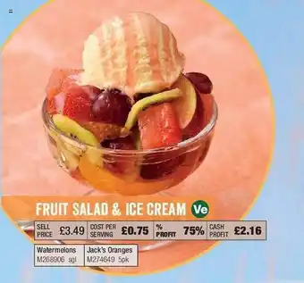 Makro Fruit Salad & Ice Cream offer