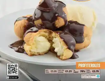 Makro Profiteroles offer