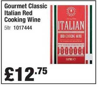 Makro Gourmet Classic Italian Red Cooking Wine offer