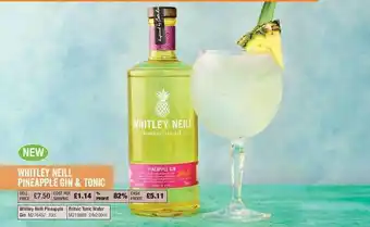 Makro Whitley Neill Pineapple Gin & Tonic offer