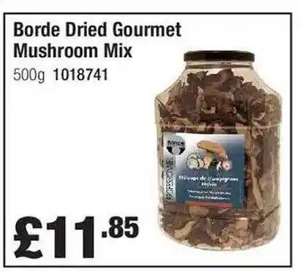 Makro Borde Dried Gourmet Mushroom Mix offer