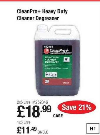 Makro Cleanpro+ Heavy Duty Cleaner Degreaser offer