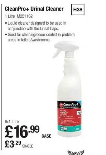 Makro Cleanpro+ Urinal Cleaner offer