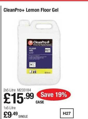 Makro Cleanpro+ Lemon Floor Gel offer