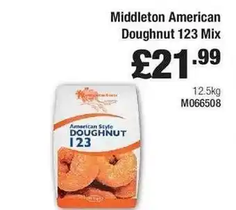 Makro Middleton American Doughnut 123 Mix offer