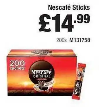 Makro Nescafé Sticks offer