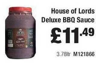 Makro House Of Lords Deluxe Bbq Sauce offer