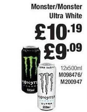 Makro Monster Monster Ultra White offer