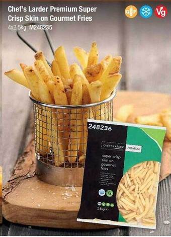 Makro Chef's Larder Premium Super Crisp Skin On Gourmet Fries offer