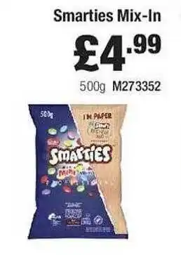Makro Smarties Mix-in offer
