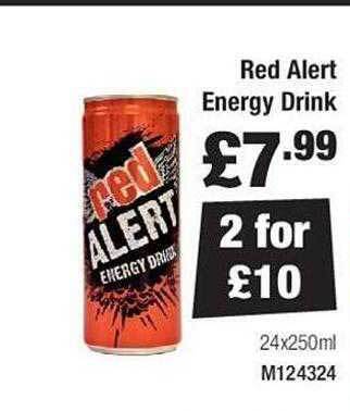 Makro Red Alert Energy Drink offer