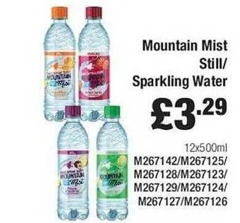 Makro Mountain Mist Still Sparkling Water offer