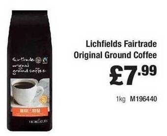 Makro Lichfields Fairtrade Original Ground Coffee offer