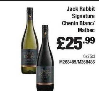 Makro Jack Rabbit Signature Chenin Blanc Malbec offer