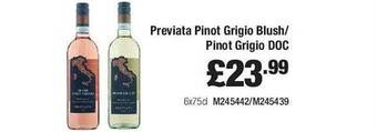 Makro Previata Pinot Grigio Blush Pinot Grigio Doc offer