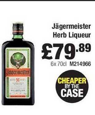 Makro Jägermeister Herb Liqueur offer