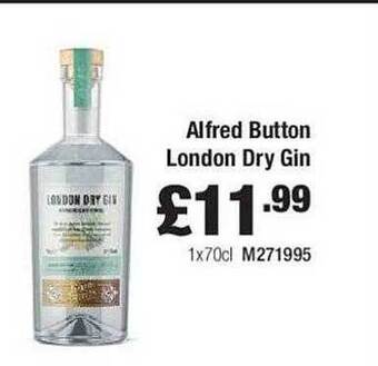 Makro Alfred Button London Dry Gin offer
