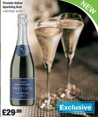 Makro Previata Italian Sparkling Brut offer