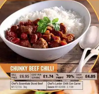 Makro Chunky Beef Chilli offer