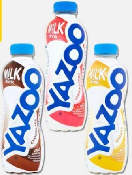 Yazoo Chocolate Milk Drink 400ml, Yazoo Strawberry Milk Drink 400ml