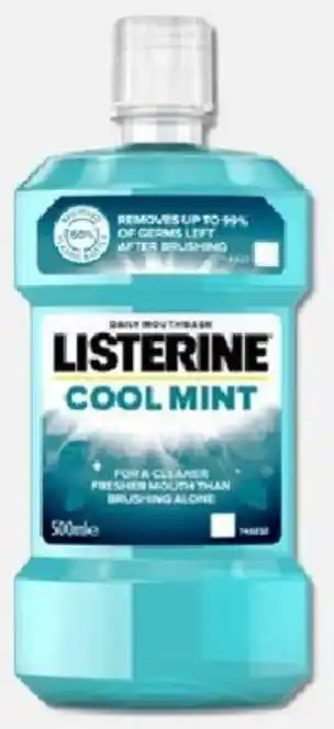 One Stop Listerine Cool Mint 500ml offer