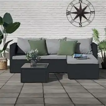 Home Bargains The outdoor living collection: new hampshire corner sofa set - grey offer