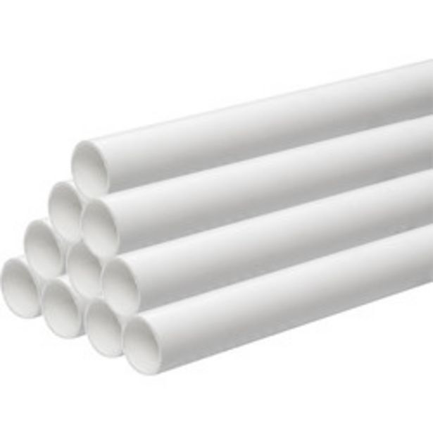 Plastic waste pipe 3m x 40mm offer at Toolstation