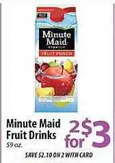 Lidl Minute Maid Fruit Drinks offer