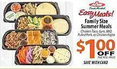 Lidl Acme Family Size Summer Meals offer