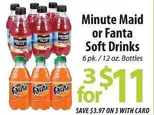 Lidl Minute Maid Or Fanta Soft Drinks offer
