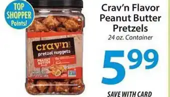 Lidl Crav'n Flavor Peanut Butter Pretzels offer