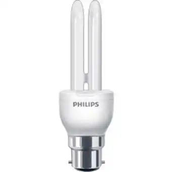 Toolstation Philips energy saving cfl stick lamp 8w bc (b22d) 460lm offer