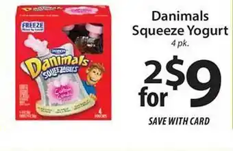 Lidl Danimals Squeeze Yogurt offer