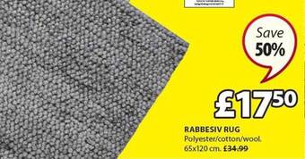 JYSK Rabbesiv Rug offer