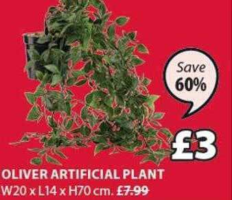JYSK Oliver Artificial Plant offer