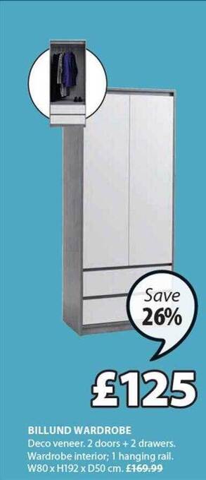 JYSK Billund Wardrobe offer