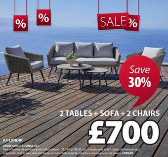 JYSK Vebbestrup Lounge Set offer