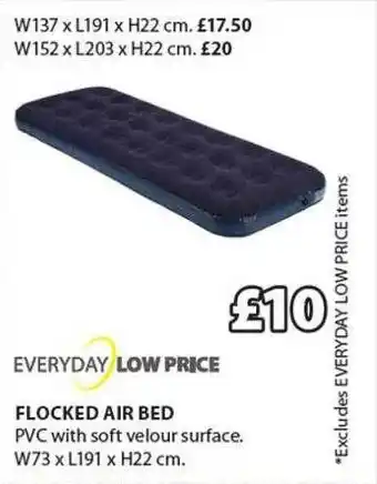 Flocked Air Bed