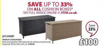 JYSK Yderup Cushion Box offer