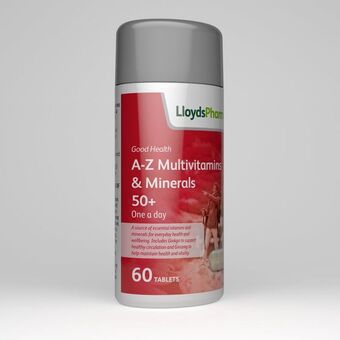 Lloyds Pharmacy Lloydspharmacy a-z multivitamins & minerals 50+ tablets offer