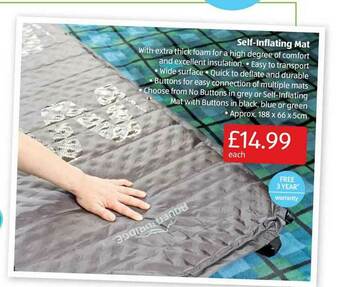Aldi Self-inflating Mat offer